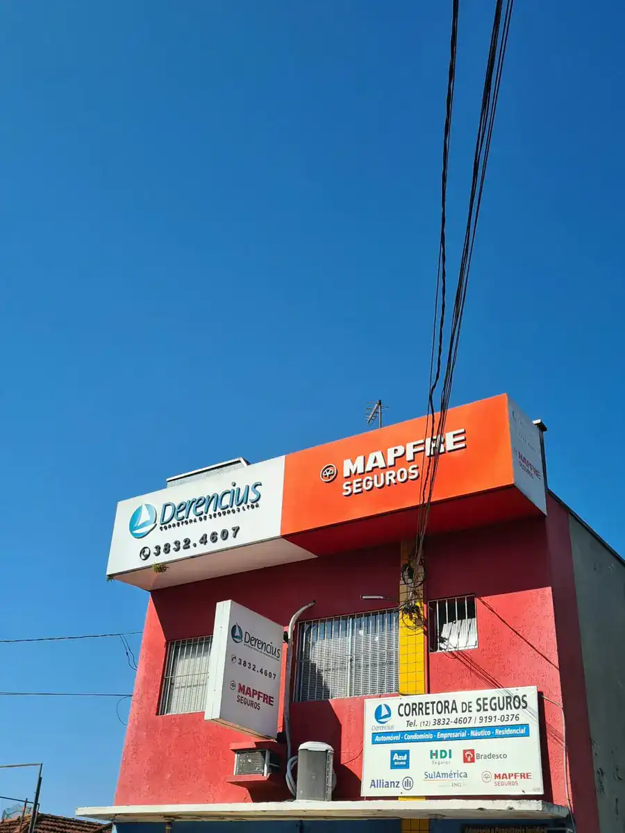 Fachada do escritório da Derencius em Ubatuba